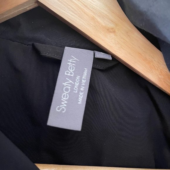 Sweaty Betty $298 Women’s Go Your Way 3 In 1 Mac Jacket Black Size L - Picture 5 of 9